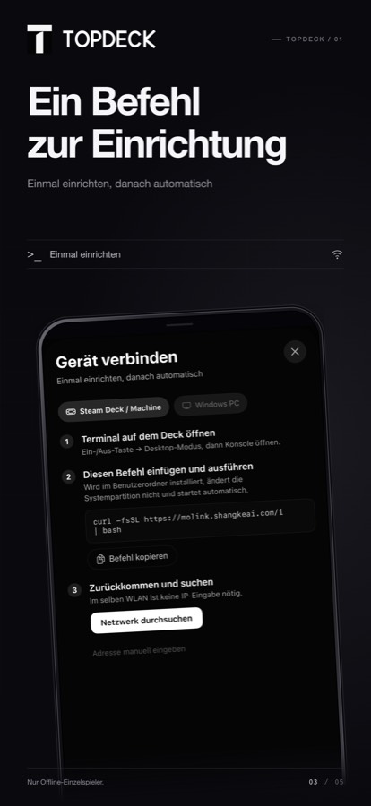 Topdeck — Erst sichern