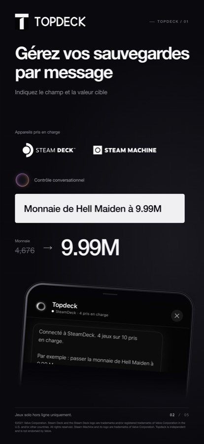 Topdeck — Pas limité à une liste
