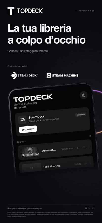 Topdeck — Linguaggio naturale