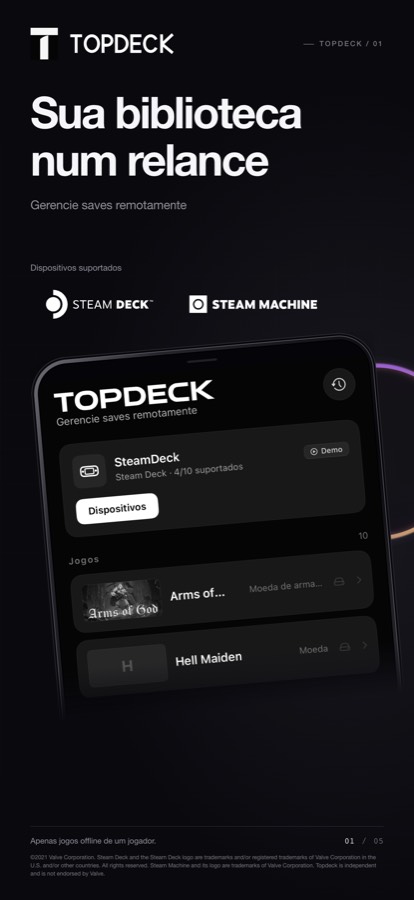 Topdeck — Linguagem natural